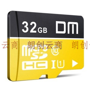 大迈（DM） 32GB TF（MicroSD）存储卡 C10 TF-U1系列 手机行车记录仪监控摄像头专用高速内存卡（金色）