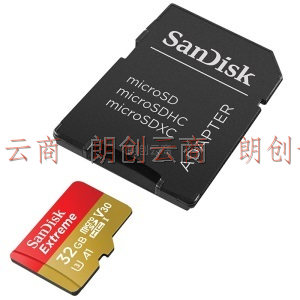 闪迪（SanDisk）32GB TF（MicroSD）存储卡 U3 C10 A1 V30 4K 至尊极速移动版内存卡 读速100MB/s 写速60MB/s