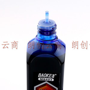 宝克（BAOKE）MS223 大容量记号笔补充墨水 蓝色 200ml/瓶