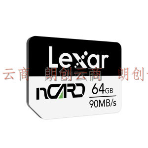 雷克沙（Lexar）64G nCARD (NM存储卡 NM卡) 华为授权 华为手机内存卡 NM储存卡