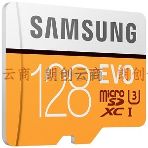 三星（SAMSUNG）128GB TF（MicroSD）存储卡 U3 4K EVO升级版 高速内存卡 手机平板电脑扩容卡 读速100MB/s