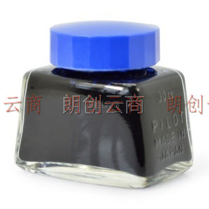  百乐（PILOT）非碳素墨水 不堵笔钢笔墨水30ml 蓝黑INK-30-BB原装进口