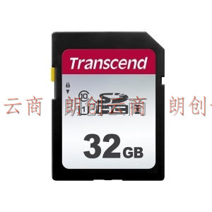 创见（Transcend）SD存储卡U3 C10 V30 95M/S 佳能索尼尼康单反微单相机内存卡 300S系列 4K高清摄录 128GB