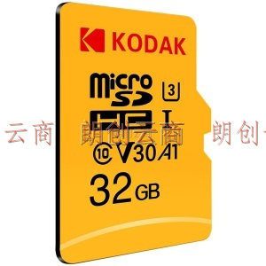 柯达(Kodak)内存卡32GB TF(MicroSD)存储卡U3 A1 V30极速版读速100MB/s行车记录仪相机单反储存卡监控tf卡