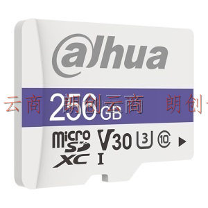 大华（Dahua）TF256G（MicroSD)存储卡 C100系列 4K U3 V30 C10 读速95MB/S 高速内存卡
