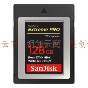 闪迪（SanDisk）128GB CF存储卡 4K 至尊超极速版单反相机内存卡 读速1700MB/s 写速1200MB/s兼容部分XQD相机