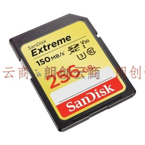 闪迪（SanDisk）256GB SD存储卡 U3 C10 V30 4K至尊极速版数码相机内存卡 读速150MB/s 写速70MB/s高速连拍