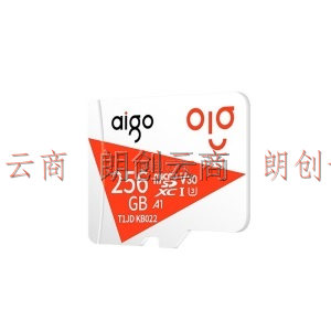 爱国者（aigo）256GB TF（MicroSD) 存储卡 T1JD 手机行车记录仪摄像内存卡