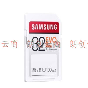 三星（SAMSUNG）32GB 高速SD存储卡 U1 C10 4K EVO Plus内存卡 全高清数码相机卡单反微单卡 读速100mb/s