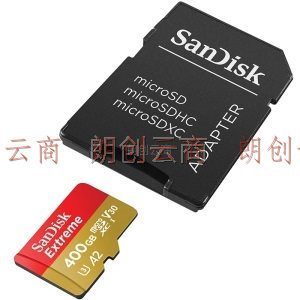 闪迪（SanDisk）A2 400GB TF（MicroSD）存储卡C10 V30 U3 4K 至尊极速移动版内存卡 读速160MB/s 写速90MB/s