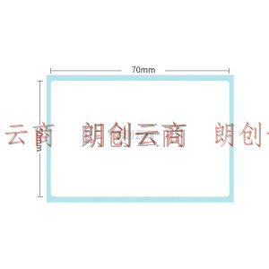 广博(Guangbo)三防热敏标签标贴打印纸70*50不干胶面单电子秤条码12卷 500枚/卷ZTS5707