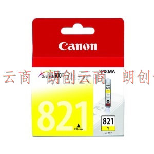 佳能（Canon）CLI-821Y 黄色墨盒（适用iP4680/MX876/MX868）
