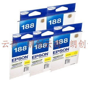 爱普生（EPSON）T1884 黄色墨盒 (适用WF-3641/7111/7621/7218/7728机型)约1100页