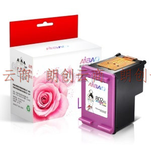 艾宝802墨盒 彩色可加墨 大容量 适用惠普HP Deskjet1000 1010 1050 1510 2000 2050打印机墨盒