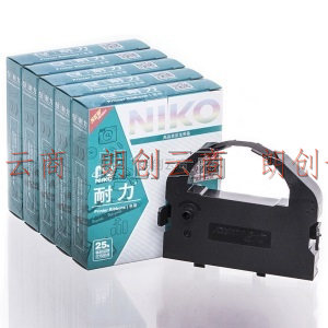 耐力（NIKO）N LQ670K 黑色色带(5根装) (适用爱普生 LQ2500/2550/670K/670K+/680K+/680)