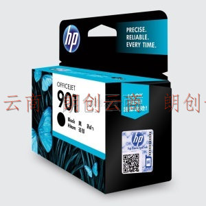 惠普（HP）901 墨盒 适用hp Officejet J4580/J4660/4500 打印机 黑色墨盒
