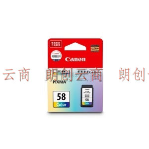 佳能（Canon）CL-58彩色墨盒(适用E488/E4280/E478/E468/E418)