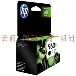惠普（HP）960XL 墨盒 适用hp 3610/3620打印机 xl大容量黑色墨盒