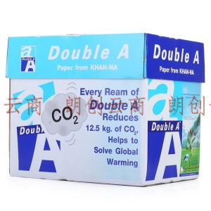 Double A  80g A4 复印纸 500张/包  5包/箱（2500张）