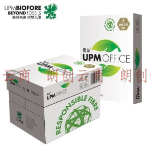 UPM 绿奥友 80克 A4 复印纸 500张/包 5包/箱（高白）