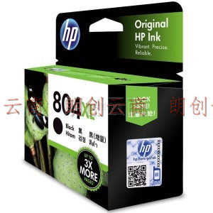 惠普（HP）804 墨盒 适用hp 6220/6222/7120/7820/Tango打印机 大容量黑色墨盒