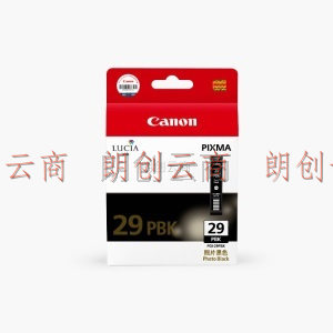 佳能（Canon）PGI-29 PBK 照片黑墨盒（适用PRO-1）