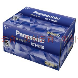 松下（Panasonic）电池套装 CR2032原装 5粒+5号碱性进口40节