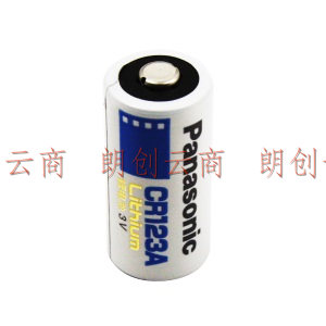 松下（Panasonic）CR123A/CR17345进口锂筒电池3V适用仪器仪表电子锁感应洁具CR123A 一节不可充电