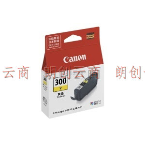 佳能（Canon) PFI-300 Y  黄色墨盒 （适用机型PRO-300）