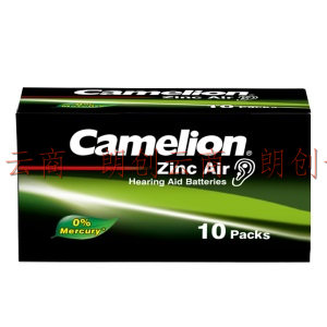 飞狮（Camelion）A13/PR48/13A 1.45V 锌空电池 纽扣电池 扣式电池 60粒 助听器专用电池
