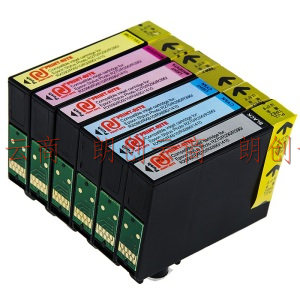 天威 T0821墨盒 六色套装 适用爱普生R270 R290 R390 RX590 RX610 RX690 1410 打印机 T0821-26墨盒