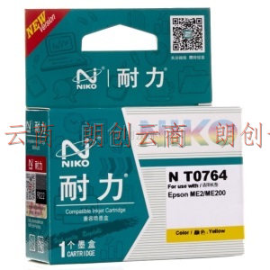 耐力（NIKO）N T0761 四色墨盒套装 (适用爱普生 ME2/ME200)