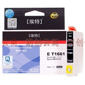 埃特（elite_value） E T1661 黑色墨盒 (适用爱普生 ME10/101)