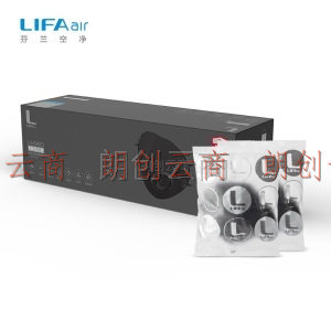 LIFAair 独立包装KN95口罩黑色 透气呼吸阀 防细菌防飞沫防粉尘防雾霾 LM99D（10只装）