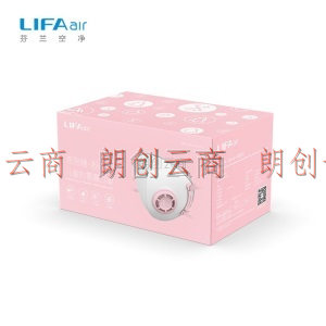 LIFAair 独立包装KN95儿童口罩 学生儿童专用 透气呼吸阀 防飞沫防细菌防粉尘防雾霾 粉色（5只装）