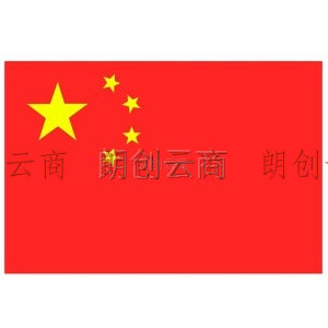 递乐 中国国旗3号128*192cm纳米防水标准升旗旗帜 五星红旗 5370