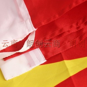 易利丰(elifo)中国五星红旗国旗带杆 户外室外墙壁V型国旗杆底座 路灯杆国旗帜4号5号 V型5号国旗2面+2根1米杆+2个底座+2个圈