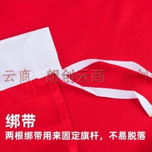 Touch Fish 中国国旗五星红旗标准款12345号户外防水防晒经久耐用 4号高档全弹纳米国旗（144*96cm）