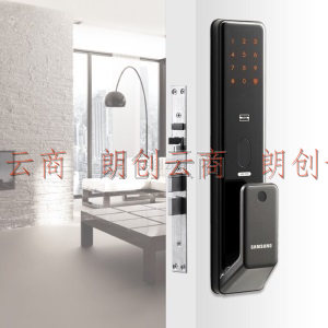 三星（SAMSUNG）指纹锁智能门锁家用门锁c级锁芯防盗安全电子锁 SHP-P50