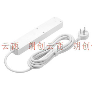 SANWA SUPPLY 多口安全插座 多孔插线板 带USB接口 220v 4插口 白色 TAP-C4-30