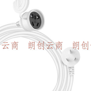 清风（kyfen）QF-Y10-10 新国标插座/插排/插线板/接线板 充电延长线 10A转10A 1.0平方 1.5米