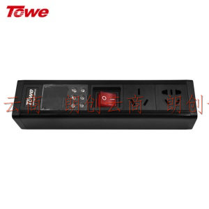 同为(TOWE)大功率插座桌面pdu自接线电动车延长线插座/插排/插线板APZ-1612J
