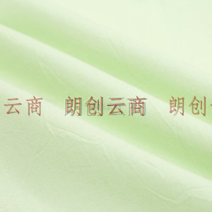 富安娜家纺 全棉水洗棉四件套 简约素绣床品套件双人加大 1米8床(230*229cm)绿色
