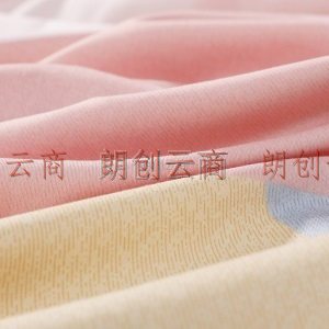 水星家纺 床上四件套纯棉 全棉斜纹床品套件被套床单被罩 埃维斯 加大双人1.8米床