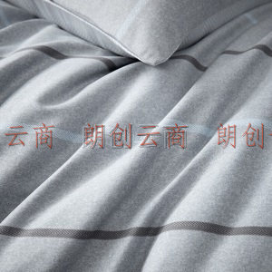 LOVO乐蜗家纺 床上四件套纯棉 时尚床单被套床品套件 布加诺220*240cm