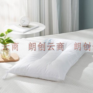 LOVO乐蜗 枕头枕芯纤维枕床上用品 逢考Bi过纤维枕