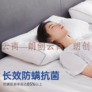 慕思（de RUCCI）枕头 睡眠家用枕芯不塌陷不变形 颈椎枕芯 人体工学四维枕