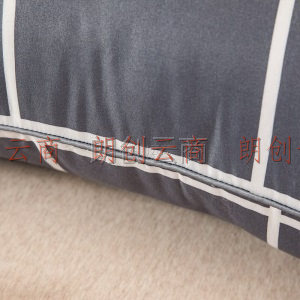 南极人 Nanjiren 枕芯家纺 印花羽丝绒枕头 高弹力酒店舒适枕头芯 胡子先生 一只装