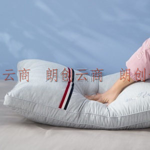 LOVO乐蜗家纺 枕头枕芯 磨毛面料高弹舒适枕 46*72cm