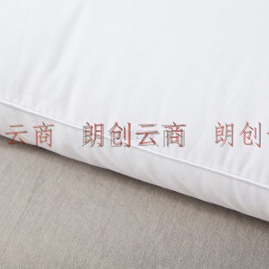 有窝 枕芯枕头 抑菌防螨A类高弹枕成人家用护颈枕一对拍2只 白色 48*74cm
